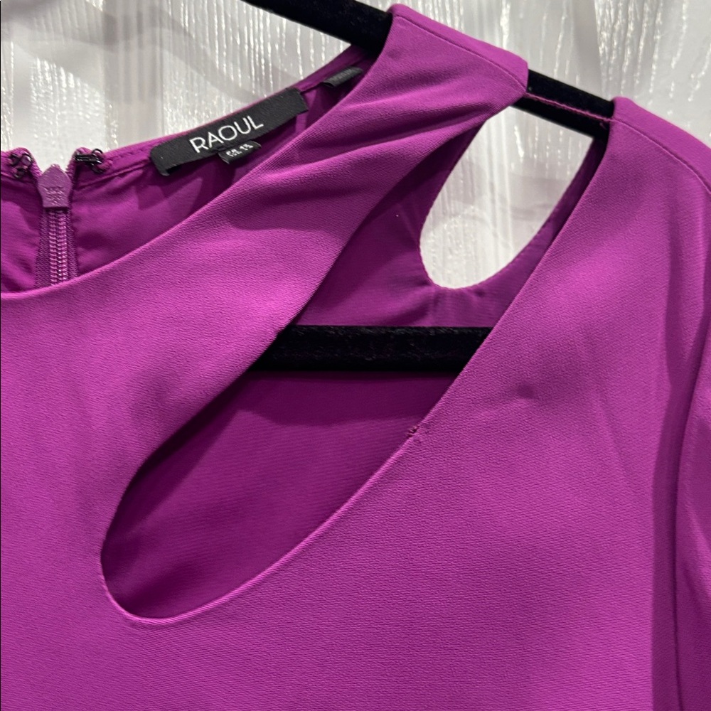 Raoul Purple Long Sleeve Dress - Picture 5 of 7